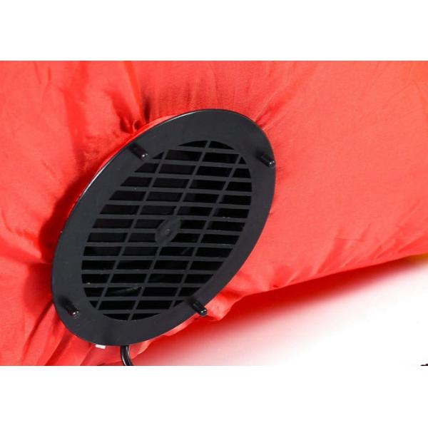 Outdoor Waterproof Nylon Santa And Reindeer Inflatable With Sled Christmas Decoration