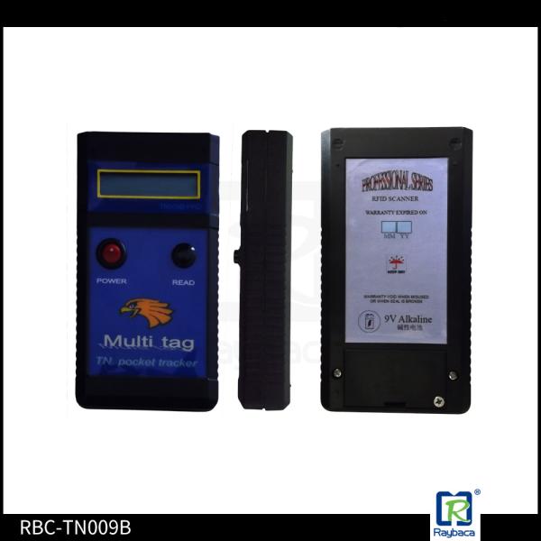 Blue Rectangular Handheld RFID Reader Tag Reader For Asain Arawana rare fish