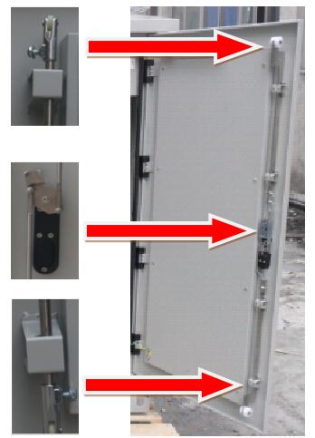 El gabinete profesional PEF de la estación base de 6 puertas calienta el aislamiento 1470×1800×900 milímetro