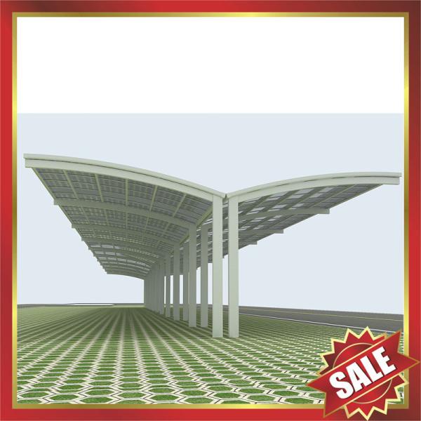 Nice metal aluminum alloy polycarbonate pc carport parking car shed bike bicycle motorcycle shelter cover canopy awining
