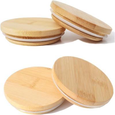 Multicolor 10 Oz Frosted Candle Jars With Bamboo Lids Household
