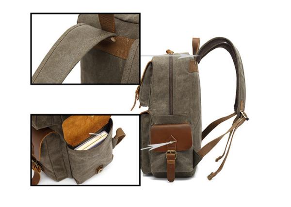 Shockproof Carry On Travel Bag Front Open Backpack Travelling Bags