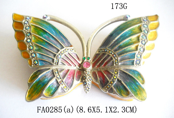Butterfly Design Luxury Metal Jewelry Box Newest Promotional Box for Jewelry