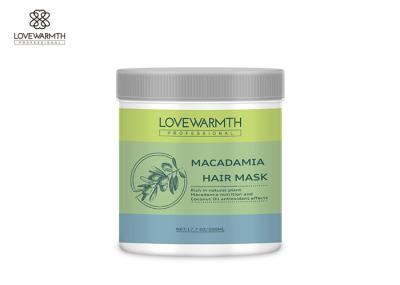 Máscara do cabelo do extrato da macadâmia com umidade/elasticidade da restauração do óleo de coco