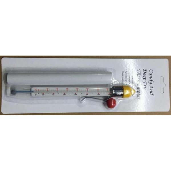 Transparent Glass Candy Thermometer , Jelly Making Candy Oil Thermometer For Home DIY