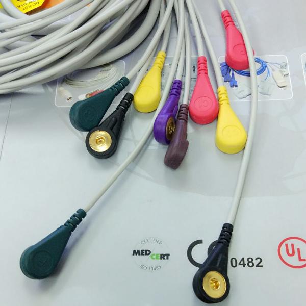Philips Ecg Monitor Cable One Piece Ecg Cable 10 Lead Snap IEC
