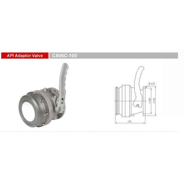 API Adaptor Valve / ADR Valves Truck Parts And Accessories GETC806C -100
