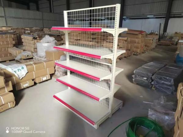 Customized Professional Design Double-sided Rack Gondola Display Shelving Supermarket Shelf Gondola