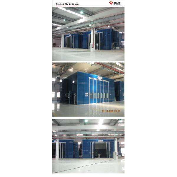 Промышленная комната краски с эффективной линией картины будочкой вентилятора брызг вертолета будочки краски для пульверизатора