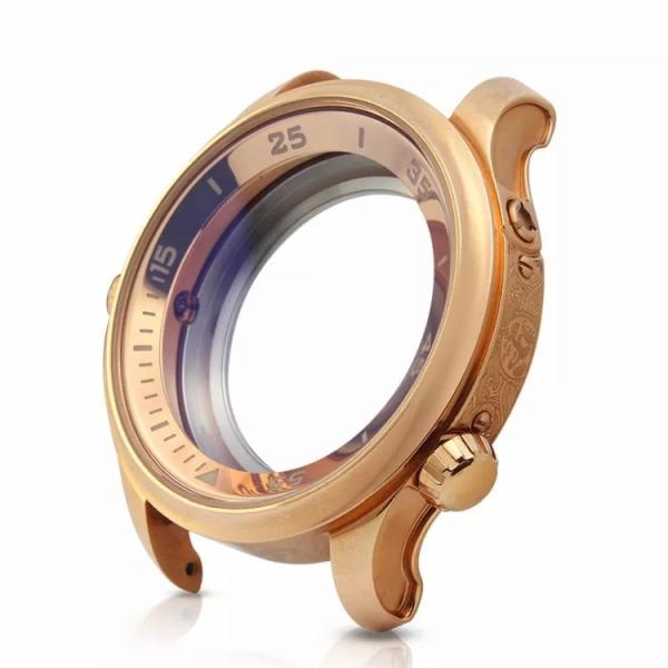 Micro Plating Empty 9041 3161 Cnc Milled Machining Parts Turning Stainless Steel Watch Case