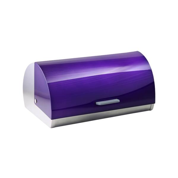 Customized Powder Coating Kitchen Bread Box , Metal Bread Tin Storage