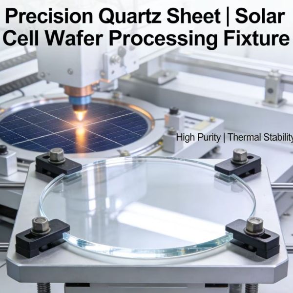 Customizable High Temperature Resistant 99.99% Purity Quartz Glass Plate for Optical Windows