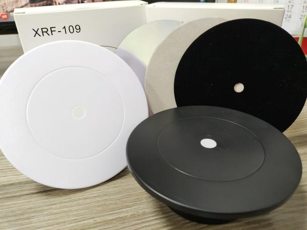 Small Led Lighted Turntable Display Stand 10.9cm Customizable For Store