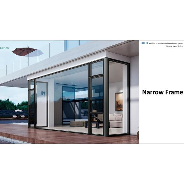 Frameless Aluminium Casement Windows Sealed Insulation Fireproof