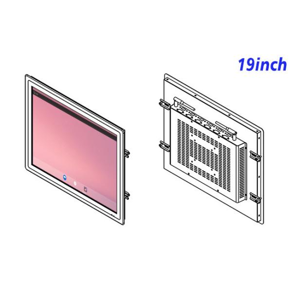19-Inch capacitive panel for bus stations and airport terminals
