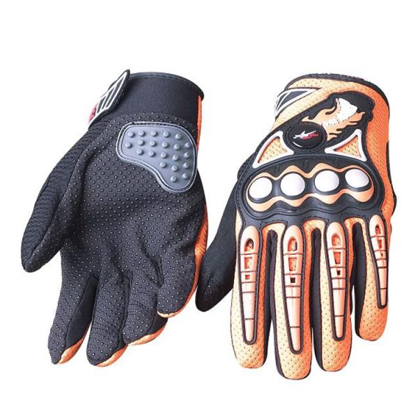 Non - Slip Electric Motorcycle Parts Waterproof Leather Motorcycle Gloves