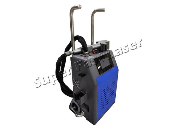 equipamento portátil da limpeza do laser da fibra da máquina da remoção de oxidação do laser 50w