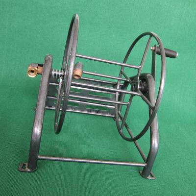 Outdoor Landscape Metal Garden Hose Reel  60m 5/8 Water Hose Capacity
