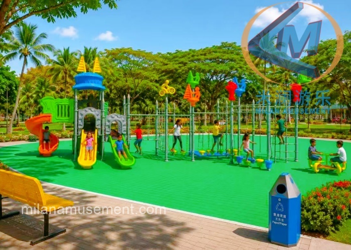 Customized Non-Powered Swing – Safe, Durable & Creative Outdoor Playground Equipment for Kid's Play Area