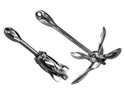 Stainless Steel Folding Boat Anchor NK AISI 304 & 316 Material
