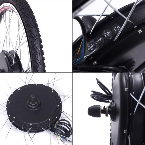 26'' 500 Watt Hub Motor Wheel Ebike Front Or Rear Electric Bike Kit Led Or Lcd Display