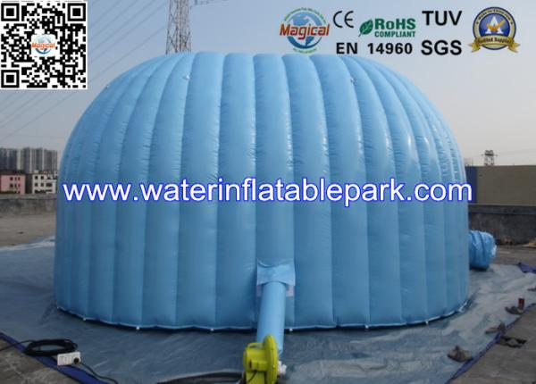 Blue Oxford Fabric Inflatable Tent / Inflatable Exhibition Tent for Promotion