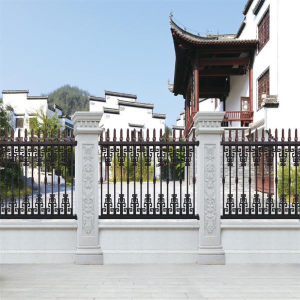 Powder Coated Frame 304ss Modern Design Metal Galvanized Aluminum Steel Fence