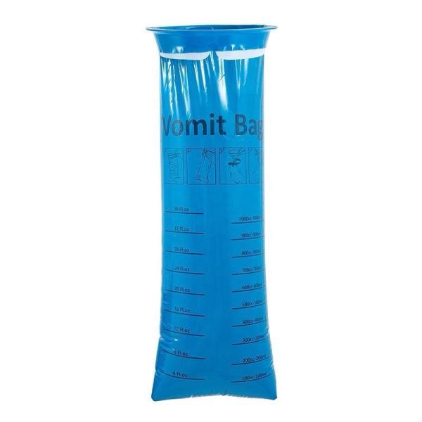 60 Pack 1000 ML Car Throw up Bag Vomit Bags for Airsick Travel & Motion Sickness Leak Resistant Medical Grade Puke Bag