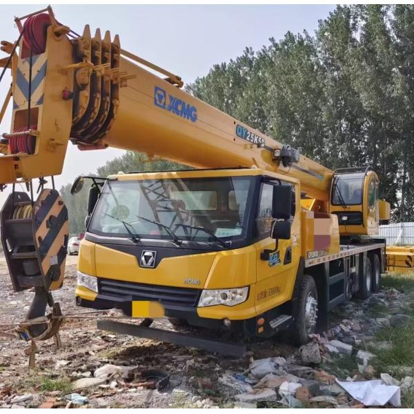 Used XCMG Mobile Truck Crane 25 Tons for Construction Company Inventory Direct Sale
