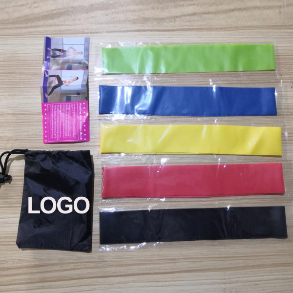 Custom Logo 600mm Long Resistance Bands Exercise Latex Gym Fitness Yoga