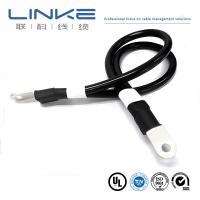 Cable de batterie personnalisé AWG noir de calibre 2 fil de cuivre pour l'énergie solaire, marine, onduleur