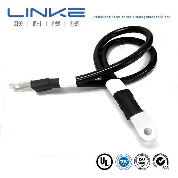 Чёрный 2-габаритный AWG Кабель батареи на заказ Медная проволока для солнечной, морской, инвертора