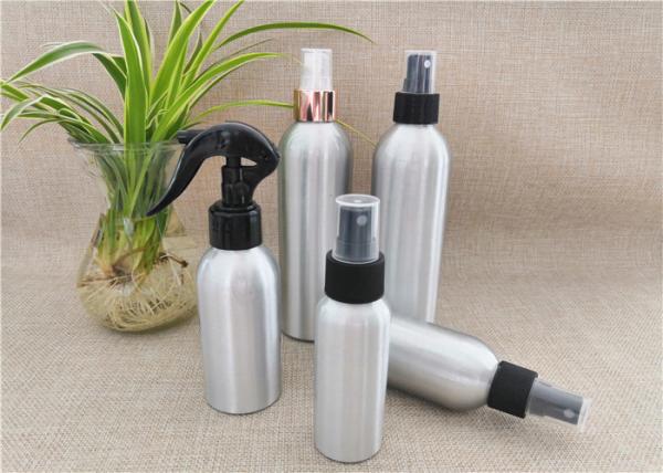 Silver Color Aluminum Cosmetic Bottles For Cosmetic Packaging Custom Size