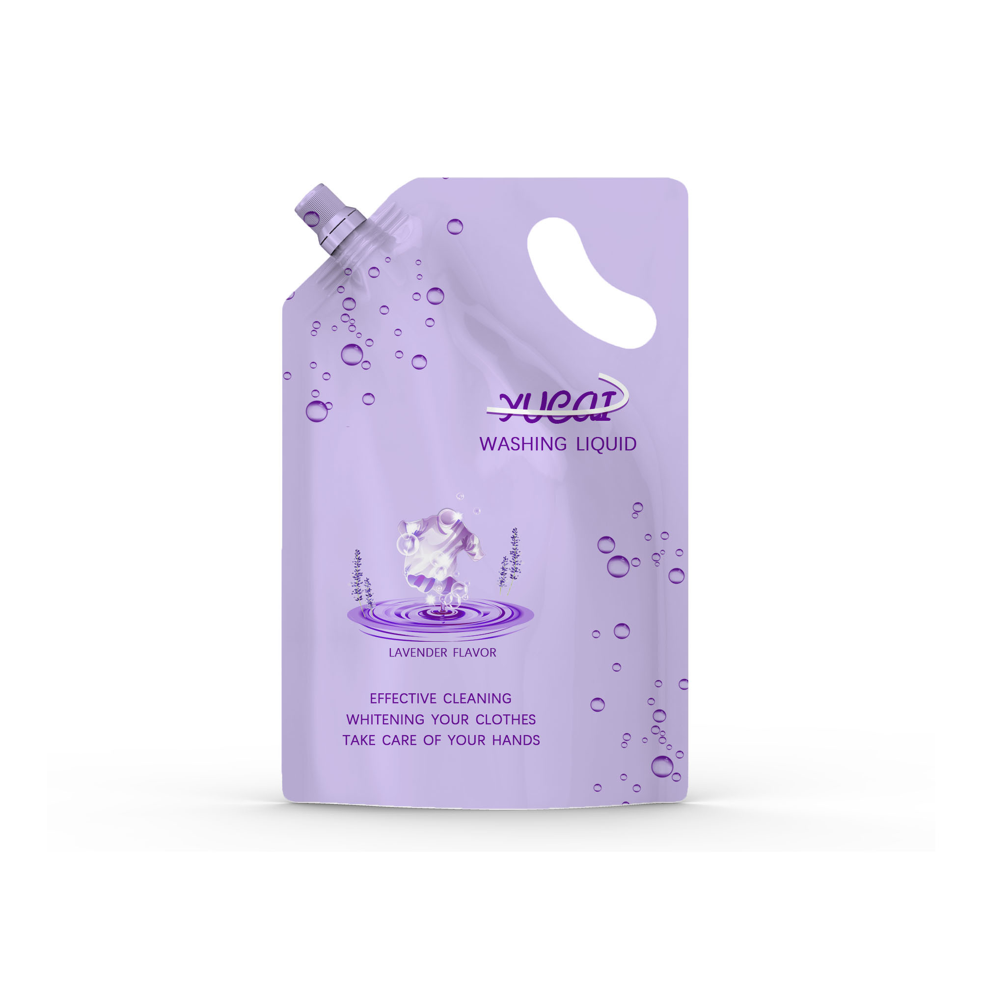 Подгонянный верхний мешок Spout упаковывая сумку шампуня геля ливня 100ml упаковывая