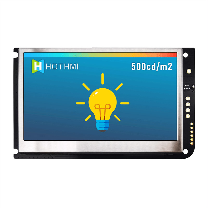 4,3 дисплей экрана касания TFT UART дюйма сопротивляющийся LCD 480x272 С ДОСКОЙ РЕГУЛЯТОРА LCD