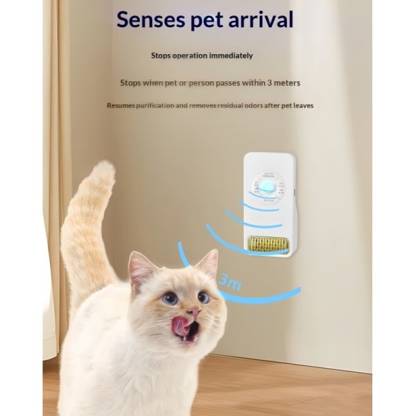 Portable Automatic Air Deodorizer Pet Odor Air Purifier With Negative Ion Technology