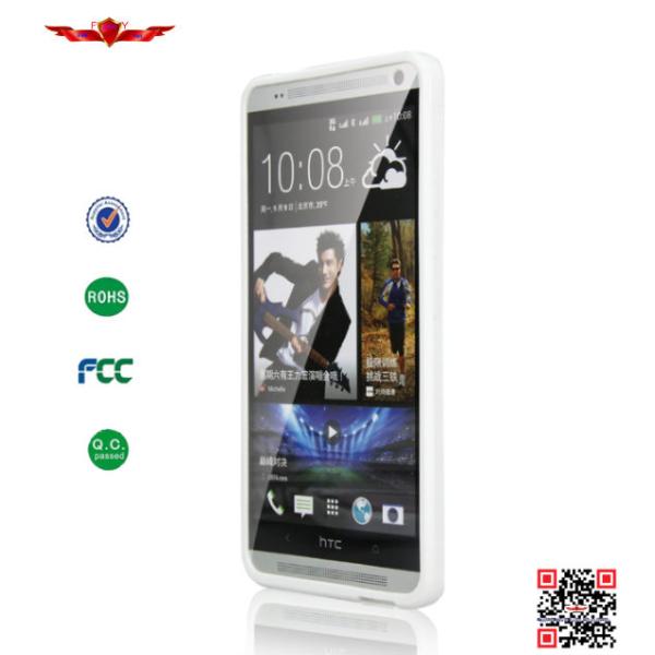 Hot Selling 100% Qualify Colorful TPU Protector Cover Cases For HTC ONE MAX Soft Durable