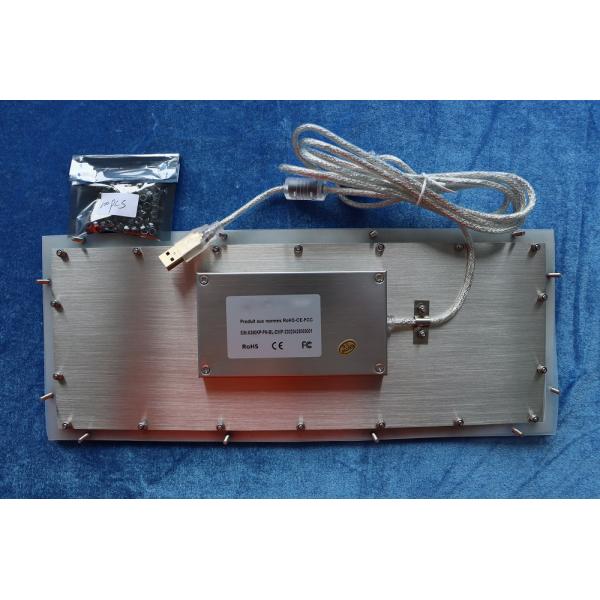 Embedded Rugged Backlit USB Keyboard IP67 Kiosk Stainless Steel Industrial Keyboard
