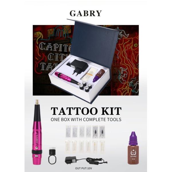 Customized Logo Wholesale Gabry Semi Permanent Makeup Pen Tattoo Machine Kit