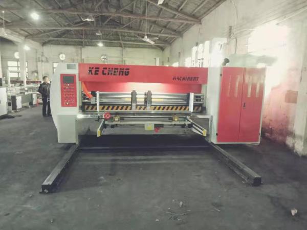 Water Ink Corrugated Carton Flexo Printing Machine Lead Edge Feeding