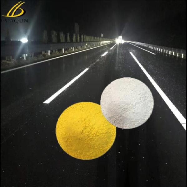 Eco Friendly Thermoplastic Reflective Paint Hot Melt White Road Marking Paint