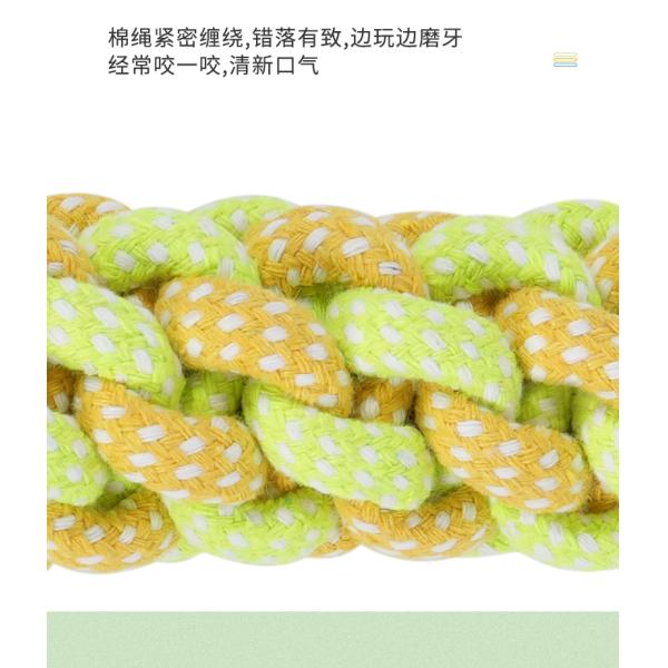 Dog Puppy Rope Chew Toys Set Cotton Rope Interactive Toy for Small Medium Large Dogs