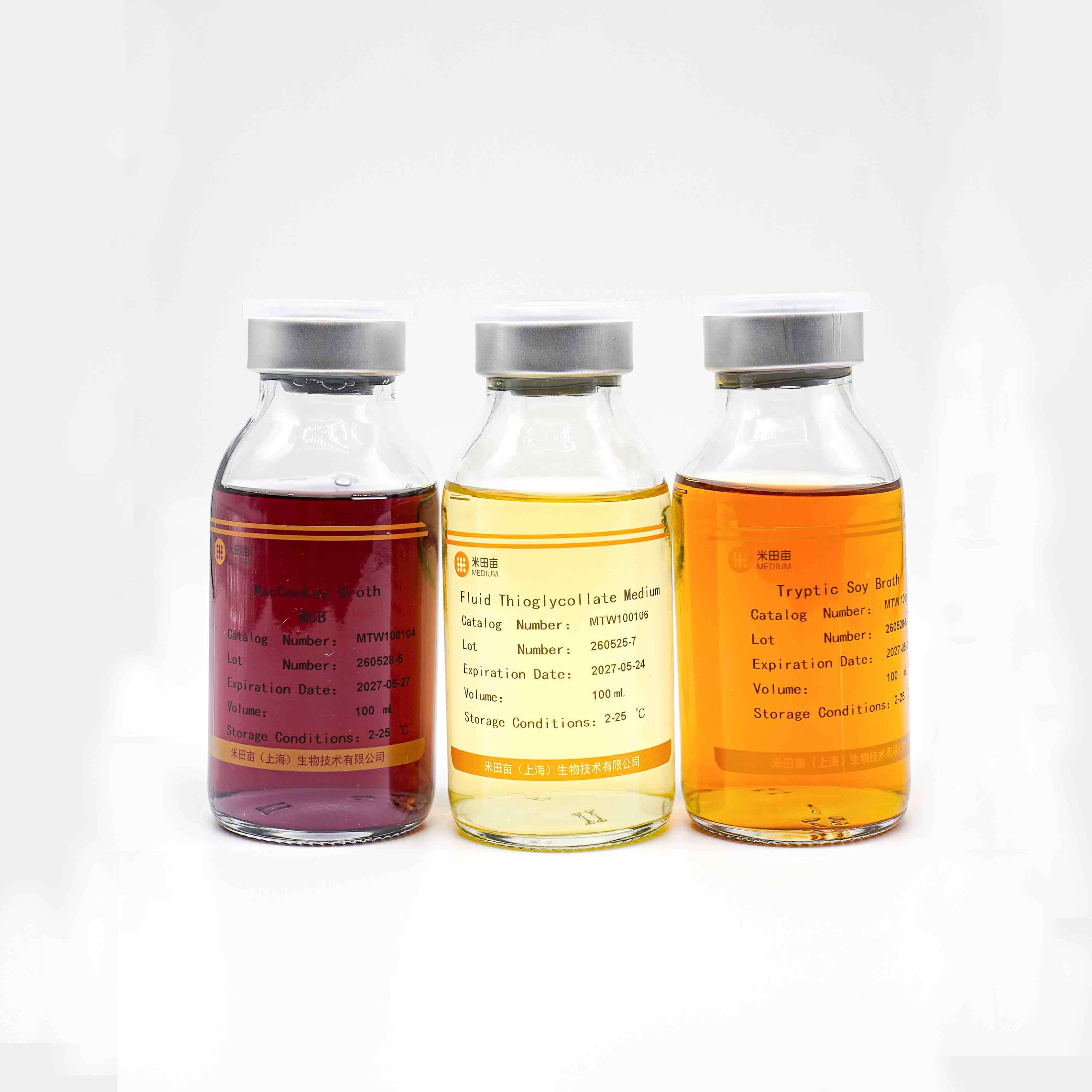 500mL Sterile Fluid Thioglycollate Medium FTM Liquid Culture Media for Yeast Detection