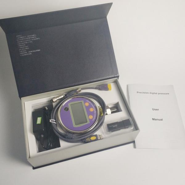 Corrosion Shock Resistance Hydraulic Pressure Gauge With Data Logger Record