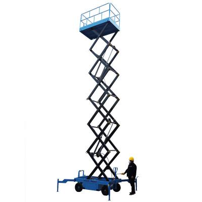 Travail aérien 14m élévateur de ciseaux 1000kg 50ft élévateur de ciseaux pour usine