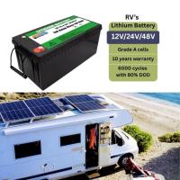 Lithium Deep Cycle Rv Batteries Pack Lightweight Safe 12 Volt Lithium RV Batteries