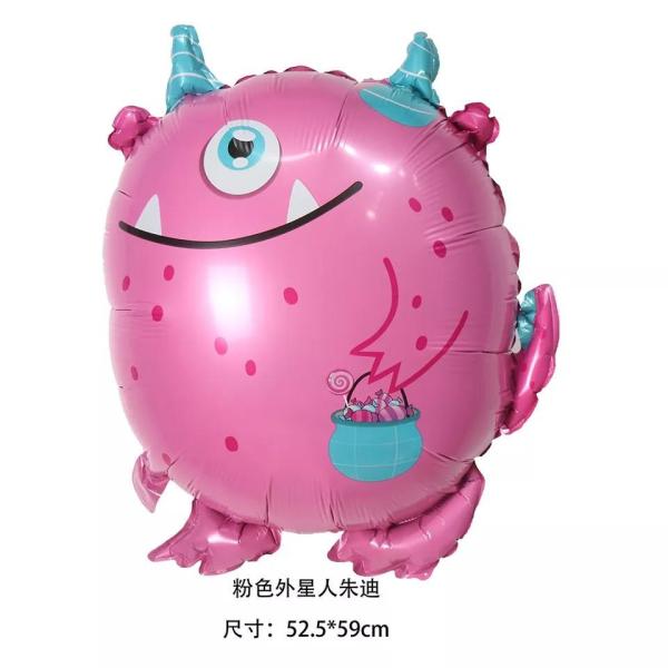 De Toy Children pequeno estrangeiro dos presentes das crianças do balão do monstro dos desenhos animados novos de Wholesal balões da folha da decoração da festa de anos