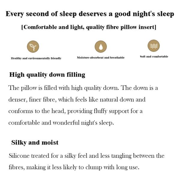 JOURM 5 Star Hotel Pillow Microfiber Filling Hilton Luxury Neck 80 Shredded Memory Foam