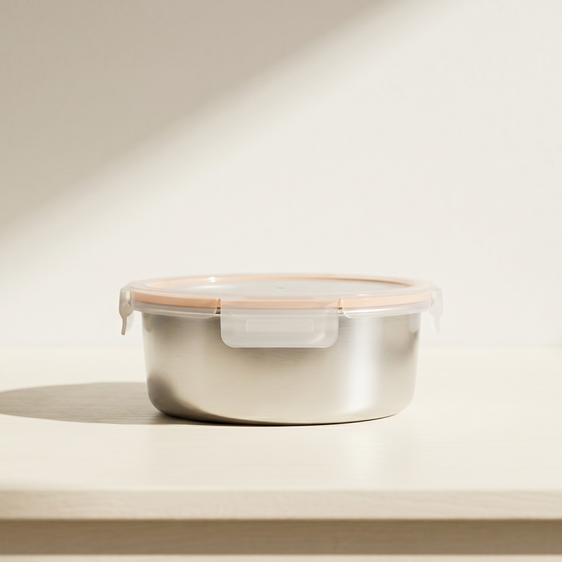 FDA/LFGB Nesting Design Stainless Steel Food Storage Containers with Customizable Logo for B2B Food Service & Corporate Catering