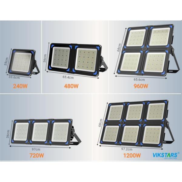 High power 960w 1200w LED Stadium Flood Light Outdoor Waterproof